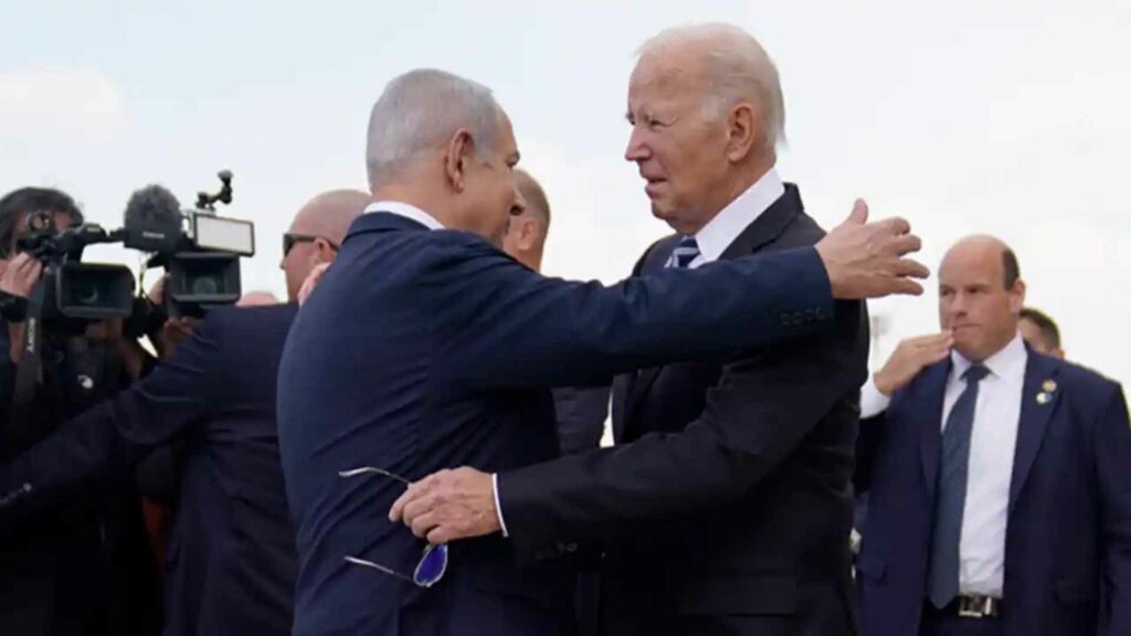 ABD Baskani Biden Netanyahuyla gorustu