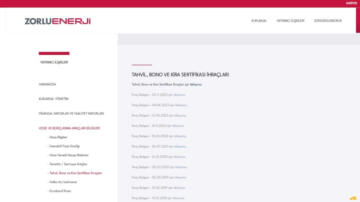 ZOREN Bono İhraç Etti-Zorlu Enerji