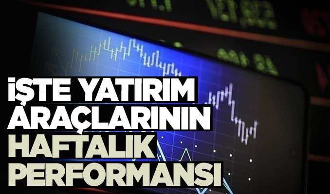 İşte yatırım araçlarının haftalık performansı